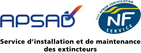 Logo apsad nfservice extincteurs rvb